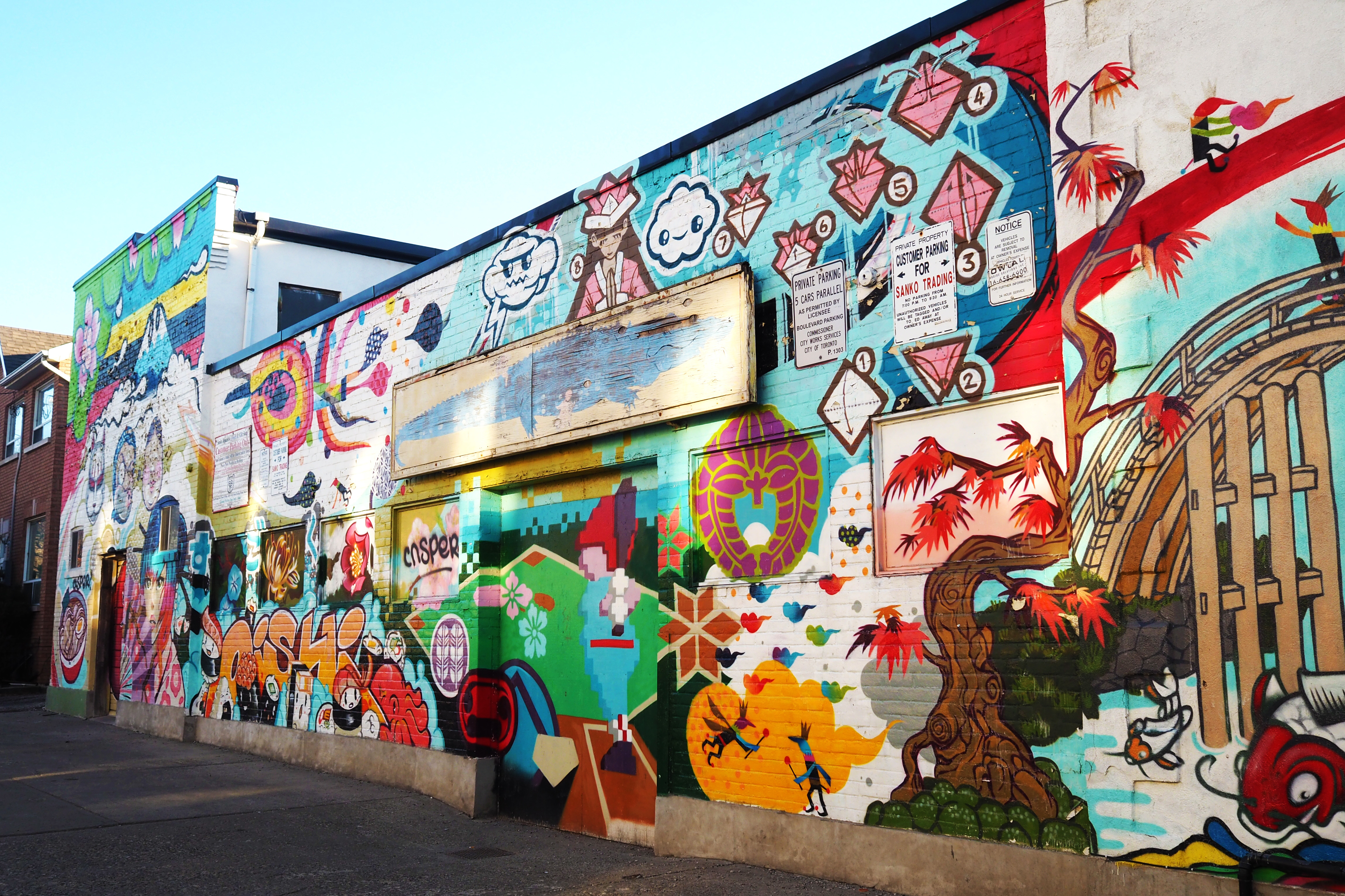 Queen Street West, in the Fashion District, of Toronto, Ontario